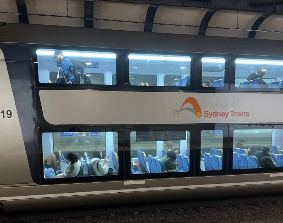 The train has two layers